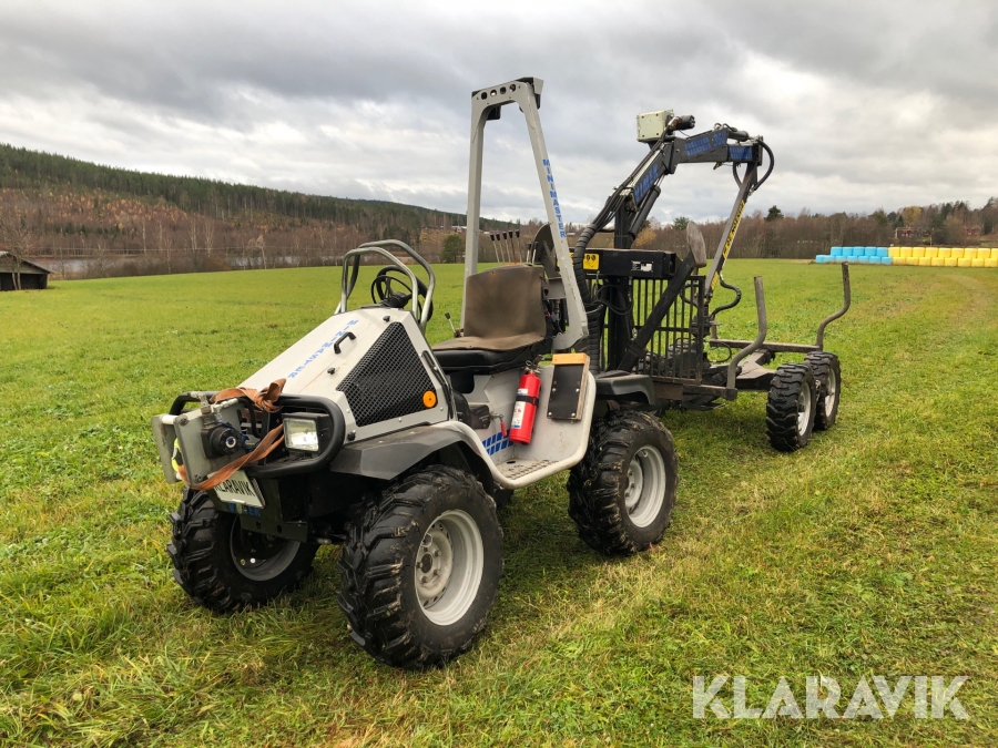 Skotare Vimek Minimaster 630.1 med trailervagn