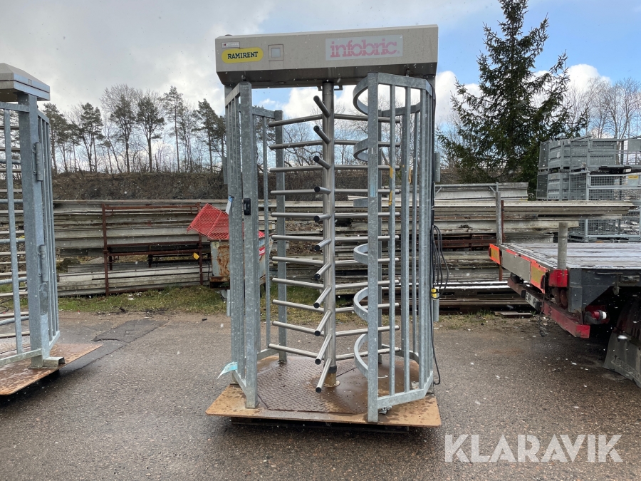 Rotationsgrind med ID06-läsare Infobric Premium