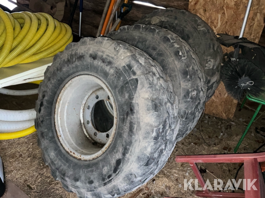 Entrepenaddäck dubbade Mitas 405/70R18 4st