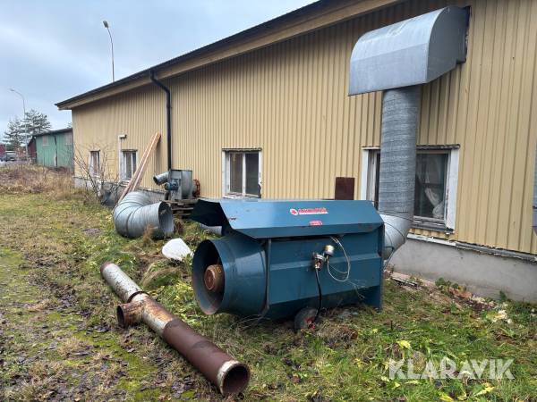 Varmluftspanna Akron 165 - Med oljebrännare