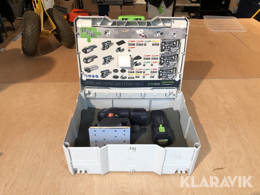 Planslip Festool RTSC400 Batteridriven