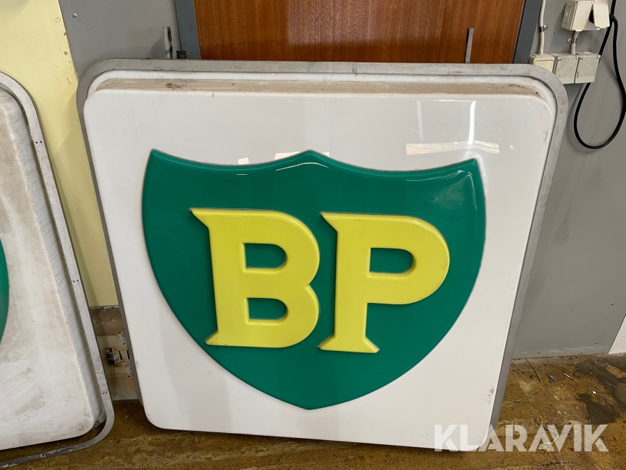 Bensinstation skylt BP 1st