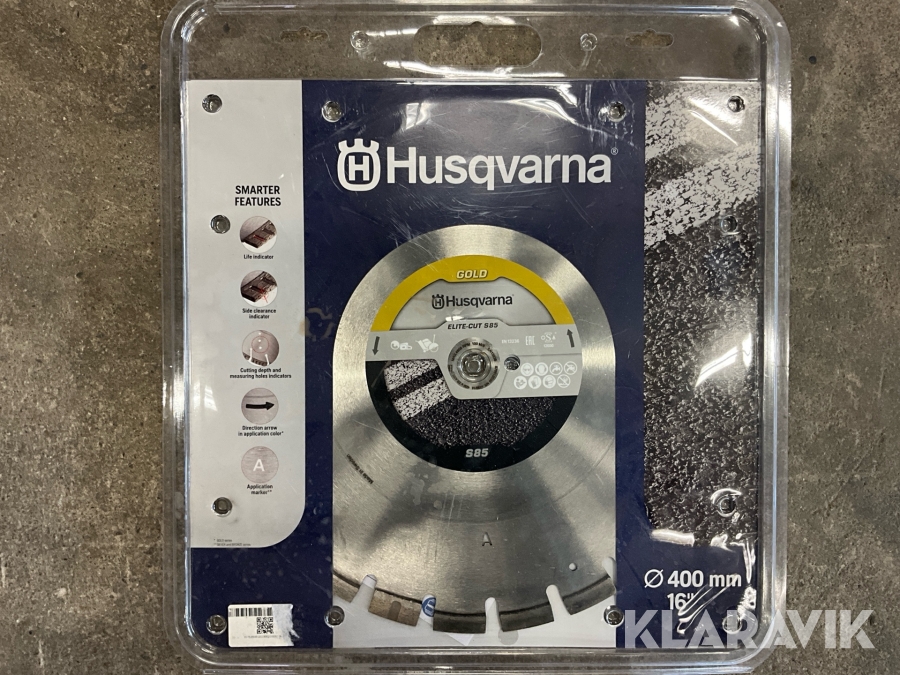 Kapklinga Husqvarna Elite Cut S85 asfalt