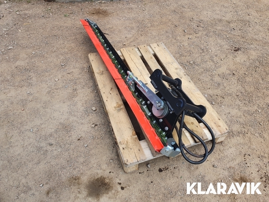 Hydraulisk slåtterbalk / Häckklipp till grävmaskin S40