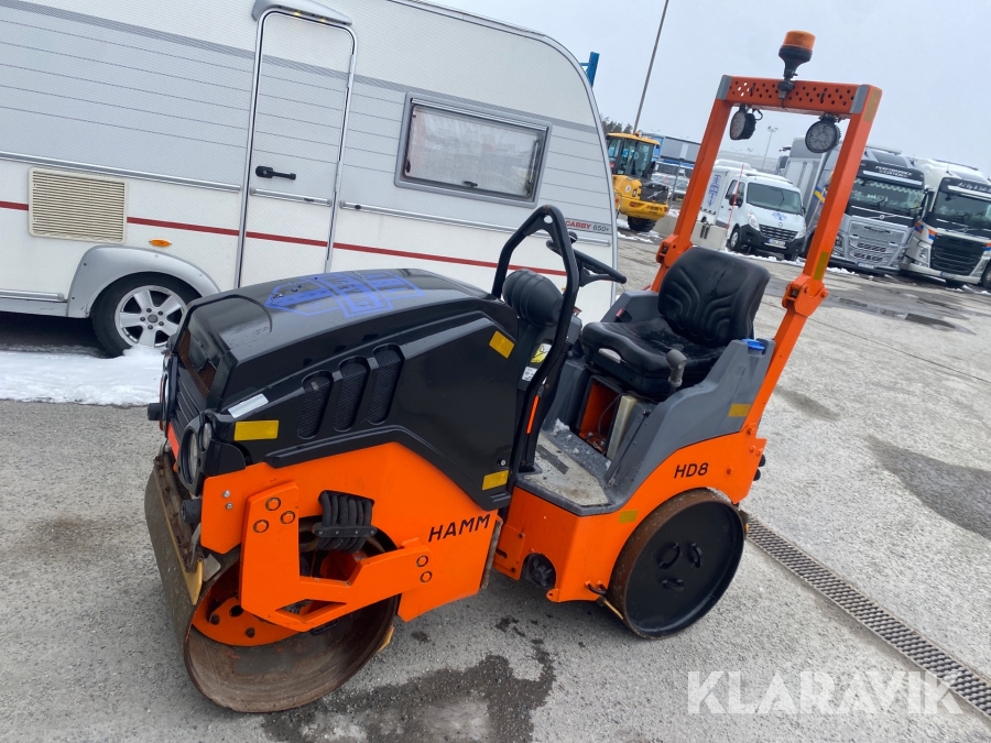 Asfaltsvält Hamm HD8