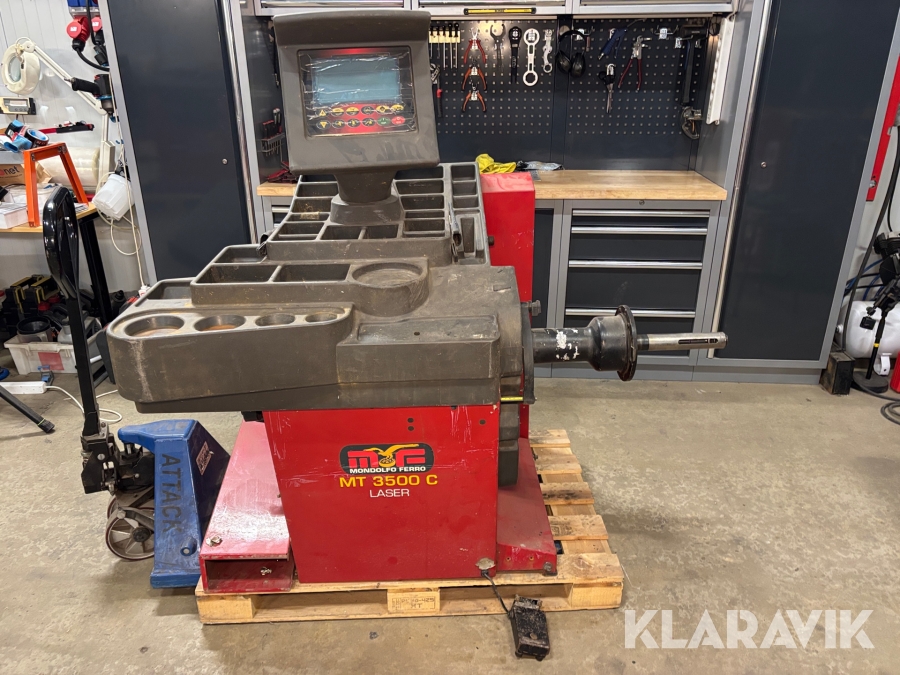 Balansmaskin Mondolfo Ferro MT 3500 C Laser
