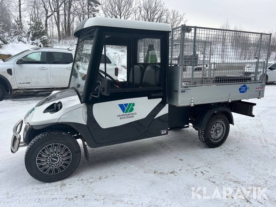 Golfbil Melex 391 med tippbart flak