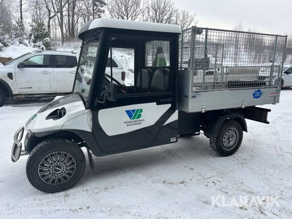 Golfbil Melex 391 med tippbart flak