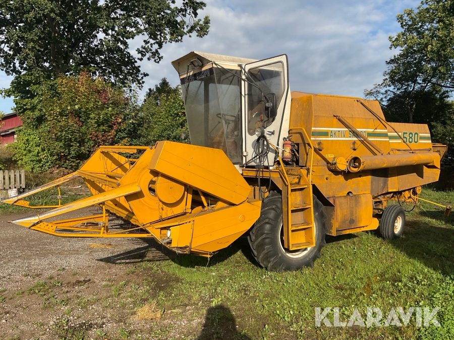 Skördetröska Aktiv Sampo 580