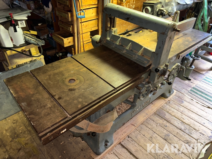 Rikt/planhyvel Jonsered 54727 med klyvsåg och fräs