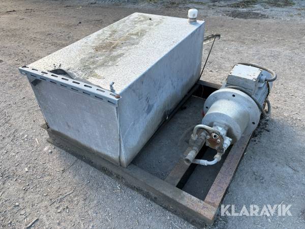 Hydraulpump med tank