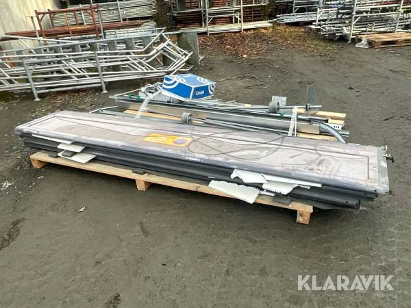 Takskjutport 3 x2,3 m