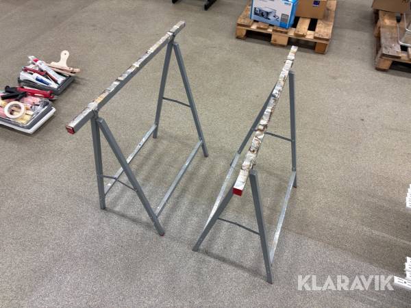 Hopfällbara bockar 2st