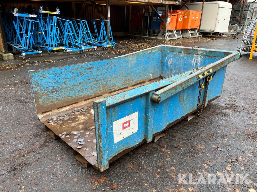 Självtömmande sopbask 2000 liter OBM Norden