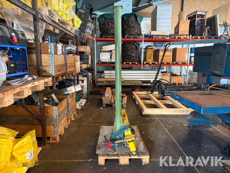 Pelarkran med balansblock Dalmec PVC