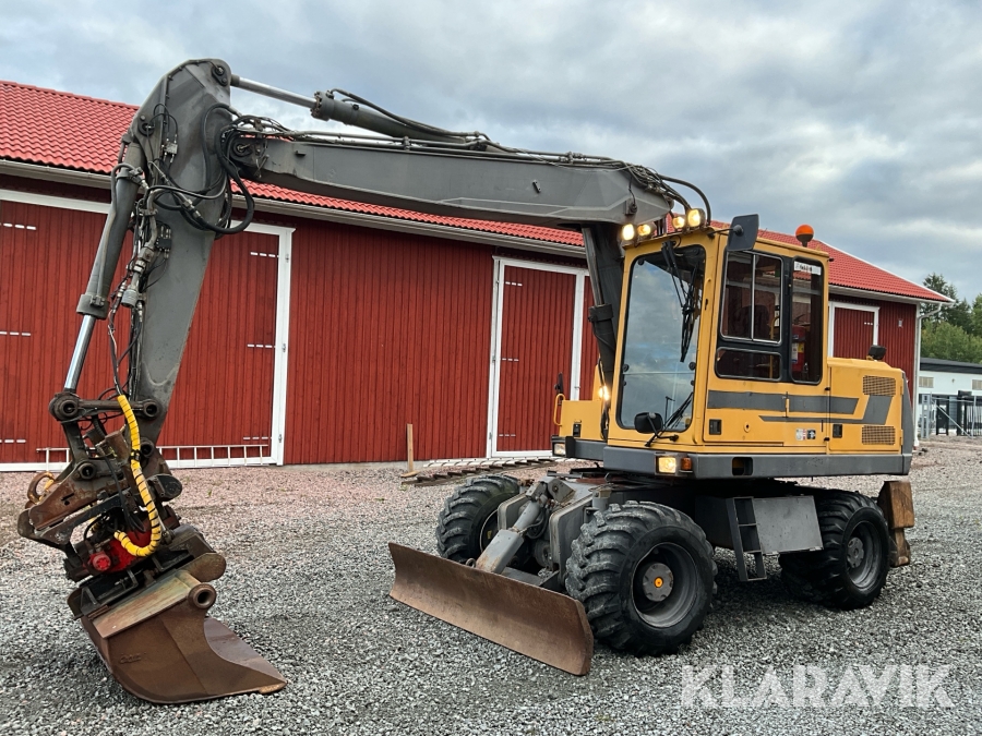 Grävmaskin Volvo EW150C med tiltrotator och skopa