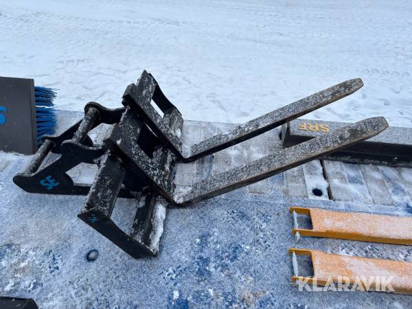 Pallgafflar SE S60 med förlängningsgafflar