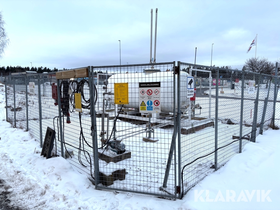 Gasolcistern Tankmobil påfyllningsanläggning för gasol