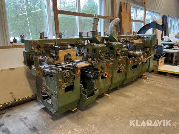 Riktlisthyvel 7 spindlar med universal kutter Waco Strateger-1 HMG 225