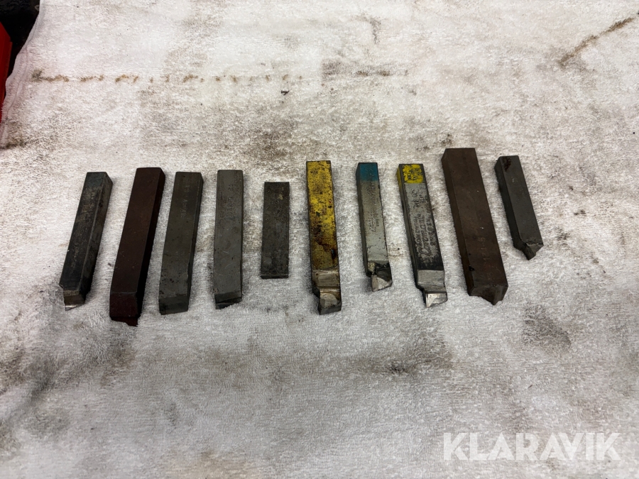 Blandade Svarvstål 10 st