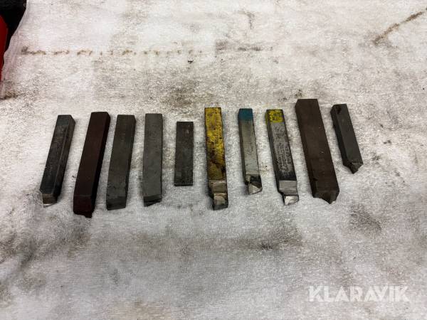 Blandade Svarvstål 10 st