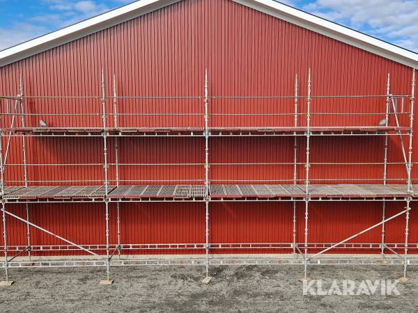 Byggställning/Ställningsmaterial Haki 12 fack, 120m2