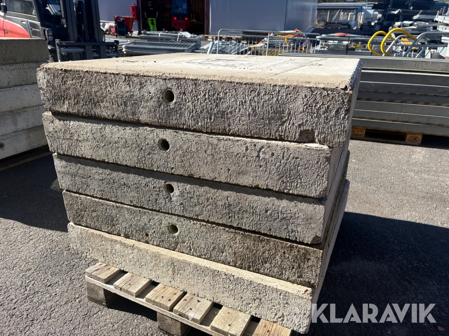 Betongfundament 5 st