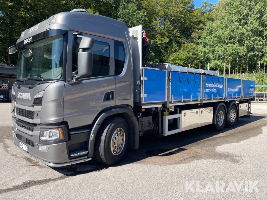 Lastbil Scania P370B6X2*4LB med Palfinger Kran