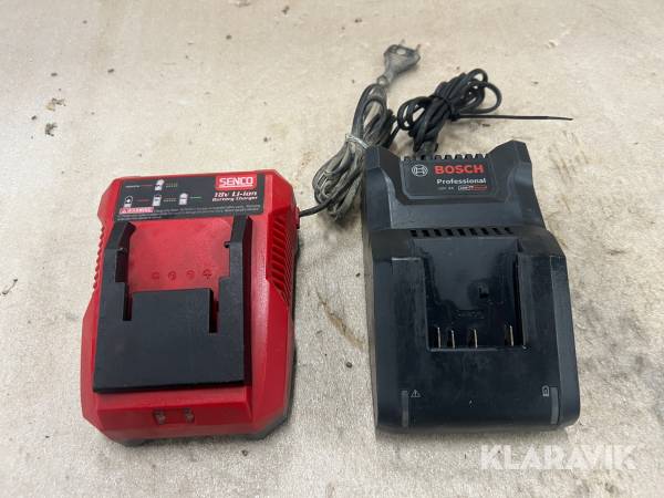Laddare Bosch , Senco Vbo157, Gal 18v -40