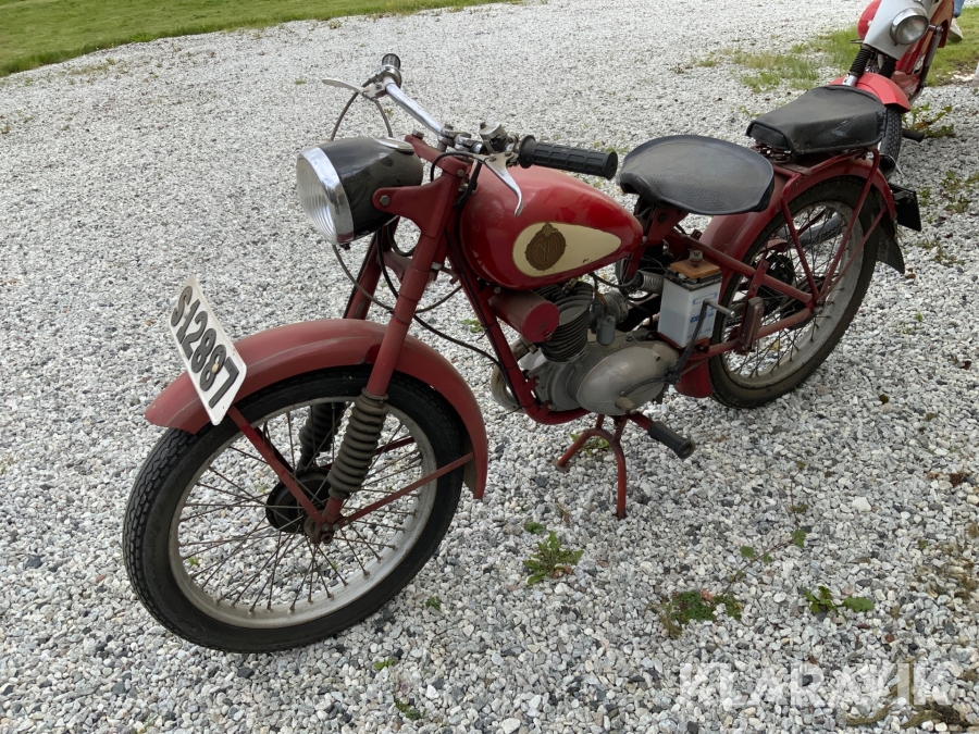 Veteranmotorcykel DKW NV11 Rödmyran