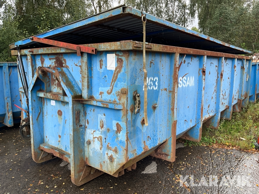 Lastväxlarflak 22 m3, med lock