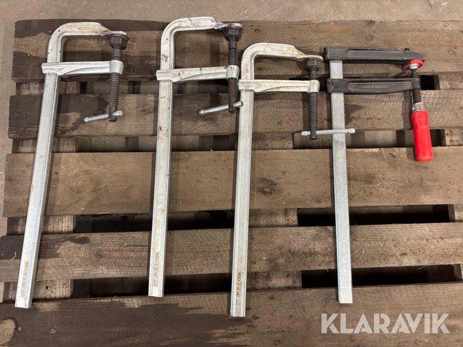 Ståltvingar Bessey SG50M 4st