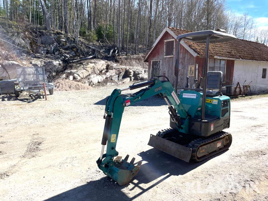 Minigrävare CX10T med kärra