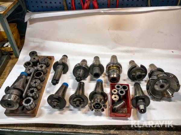 Fräsdorn, fräsverktyg och spännhylsor