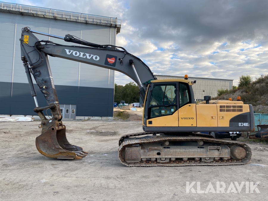 Grävmaskin Volvo EC240 CL med tiltrotator 