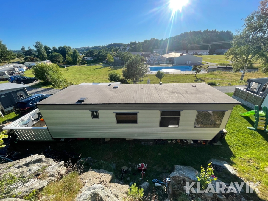 Villavagn Atlas 28 m2 med förtält och möbler