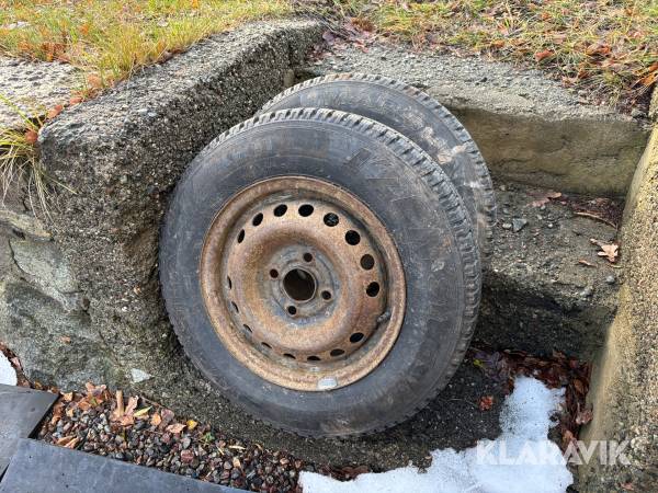 Släpvagnshjul 155/80R13 2st