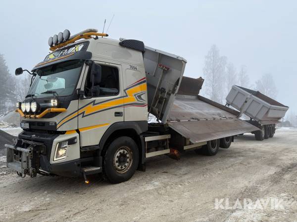 Plogbil med sidomatic Volvo FM 62 TR och underbett