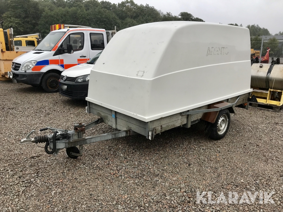 Släpkärra Sävsjösläpet SSEL 1000 med kåpa