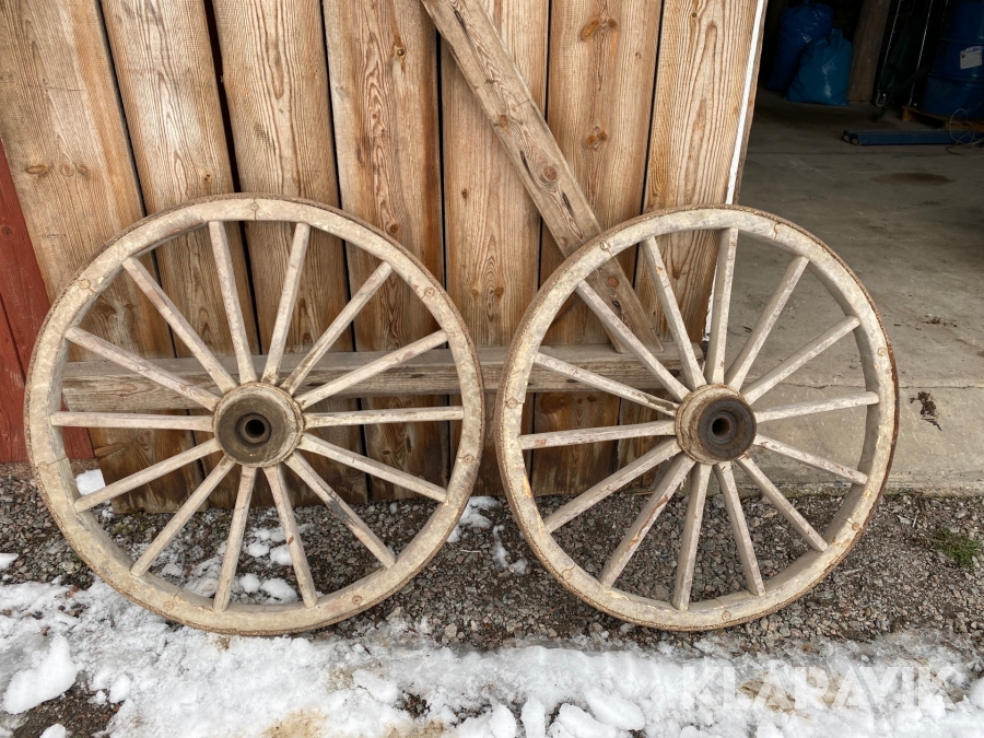 Kärrhjul 2 st