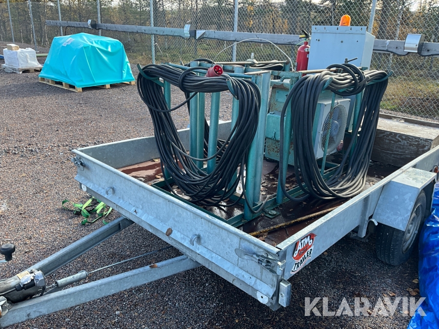 Personbilssläp med Elektriskt upptiningsaggregat ÅTM  8517