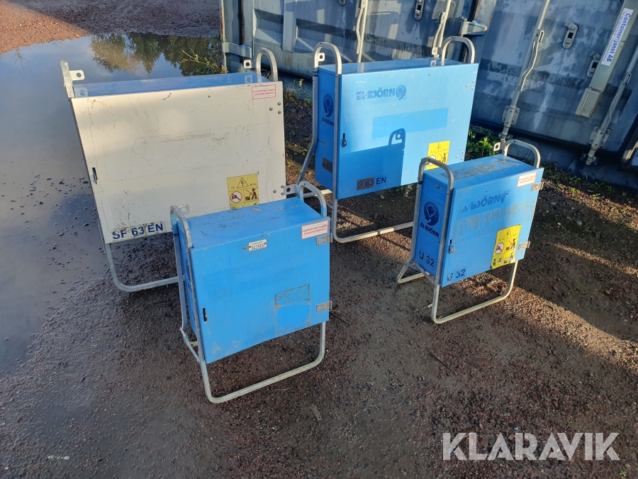 Elcentraler 4 st El-Björn 63 & U32