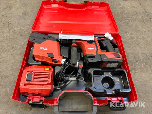 Batteridriven borrhammare Hilti TE 6-A22 med tillbehör