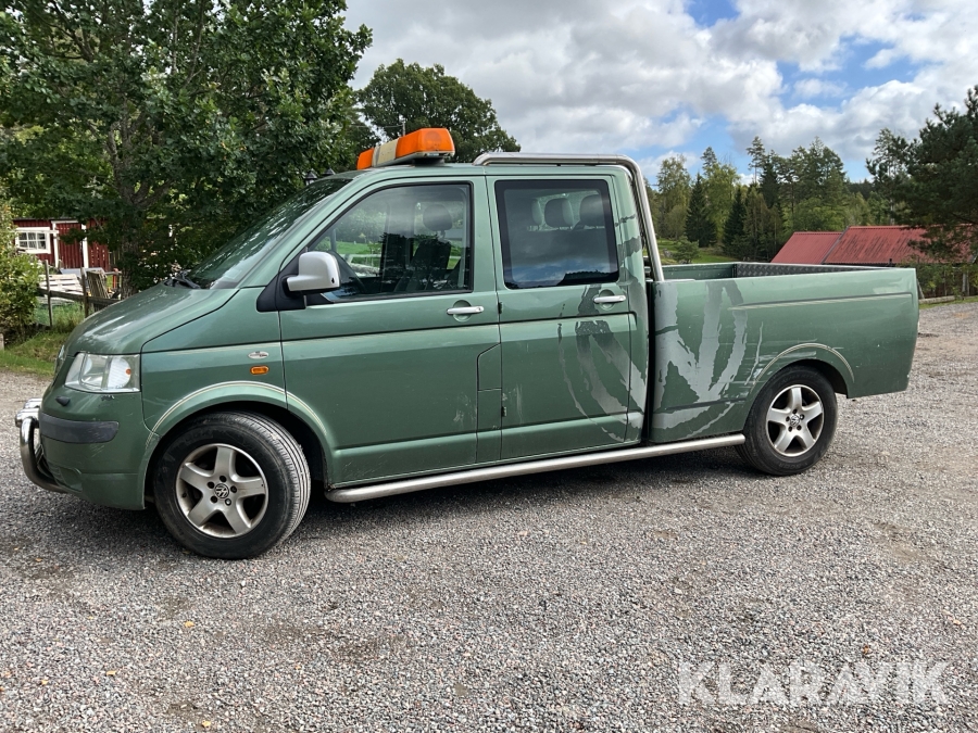Pickup Volkswagen Transporter Dubbelhytt 2,5tdi