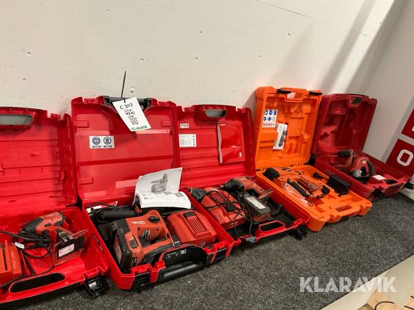 Handverktyg 5st Hilti, Paslode