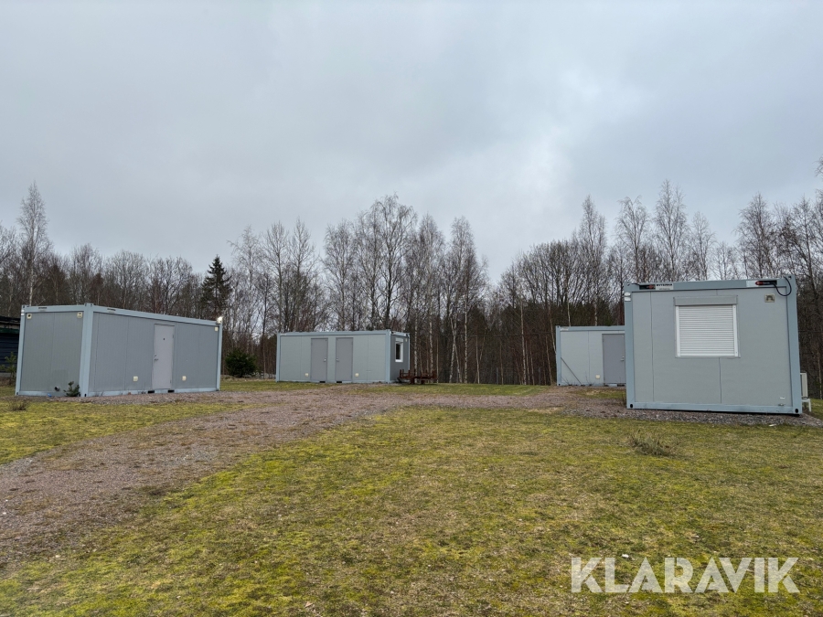 4 st Moduler Bostad/WC/Dusch Ryterna