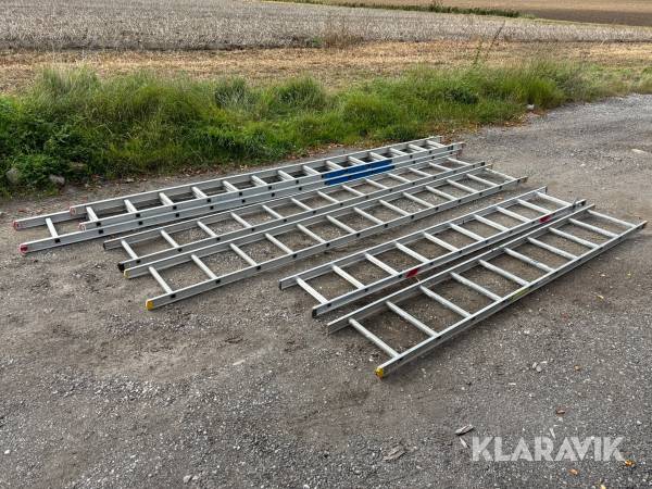 Aluminiumstegar Wibe 5 st