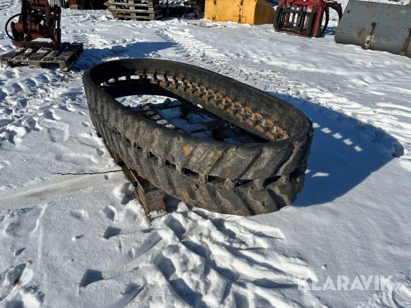 Gummilarv Vema track 300x109x4