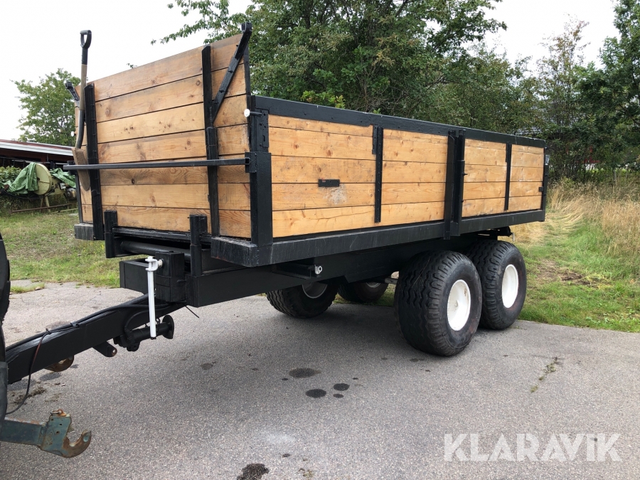 Traktorvagn med tipp  