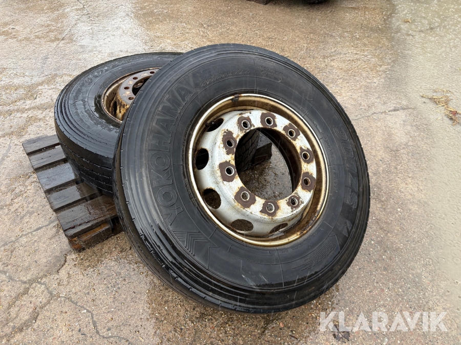 Lastbilsdäck 315/80R22.5 Yokohama 901ZS 2 st